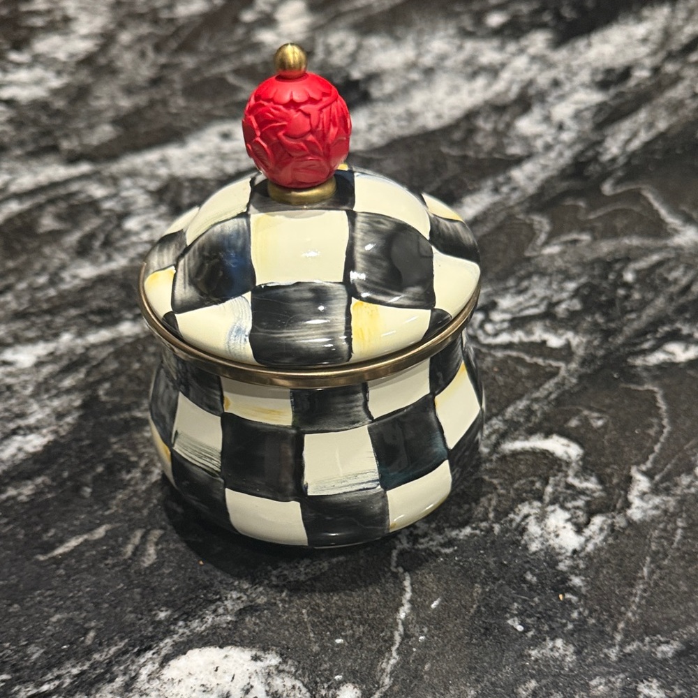 MAC-KENZIE CHILDS SUGAR BOWL